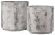 Currey & Company Faux Birch Beige/Black/Pale Gray Small Planter-2