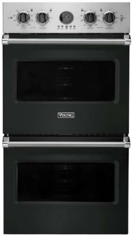 Viking® 5 Series 27" Antique Bronze Double Electric Premiere Wall Oven-0