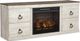 Signature Design by Ashley® Willowton 3-Piece Whitewash Entertainment Center with Electric Fireplace-1