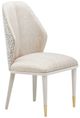 Michael Amini® Lisbon Silken Matte Cream Dining Side Chair-0