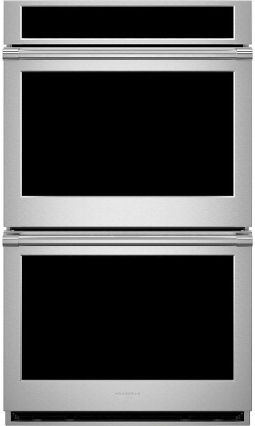 Monogram® Statement 30" Stainless Steel Double Electric Wall Oven with In-Oven Camera-0