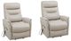 Parker House® Gemini 2-Piece Softy Ivory Power Lift Reclining Chair Set-0
