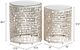 Zuo® Modern Reden 2-Piece Chrome/Silver Side Table Set-1