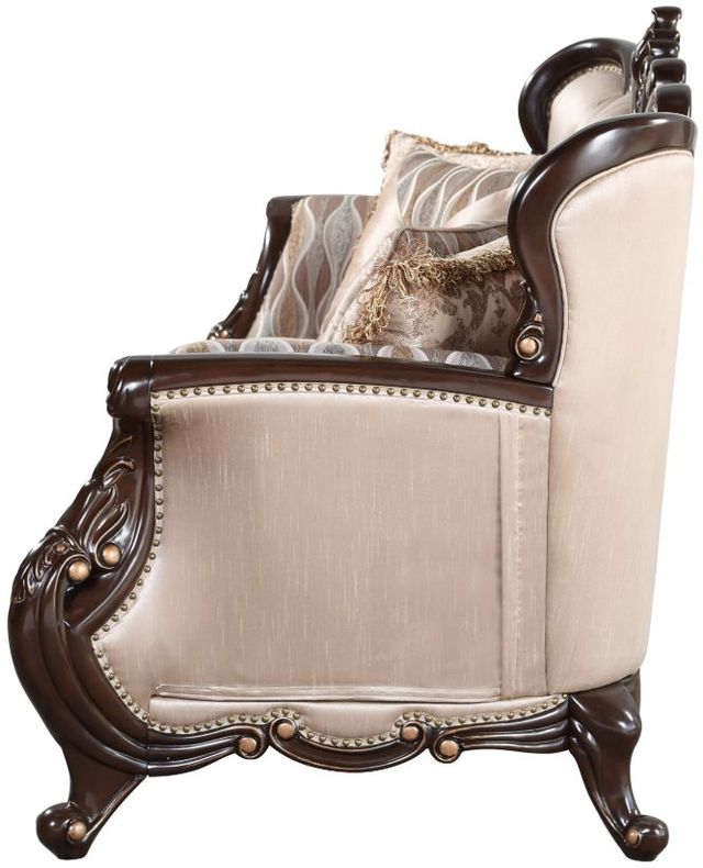 New Classic® Home Furnishings Constantine Beige/Cherry Sofa-3