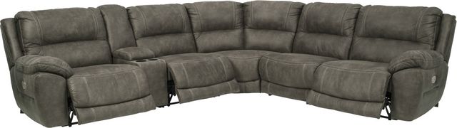 Signature Design by Ashley® Cranedall 6-Piece Quarry Power Reclining Sectional -1