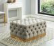 Kwality Imports Portia Gray Ottoman-0