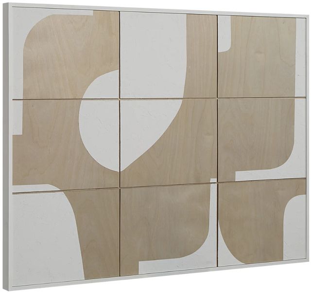 Renwil® Erula Brown/Matte White Wall Art-2