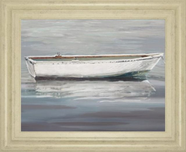 Classy Art Gray/White Gentle Anchorage by Mark Chandon Wall Art-0