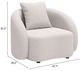 Zuo® Modern Sunny Isles Beige Fabric Outdoor Accent Chair-5