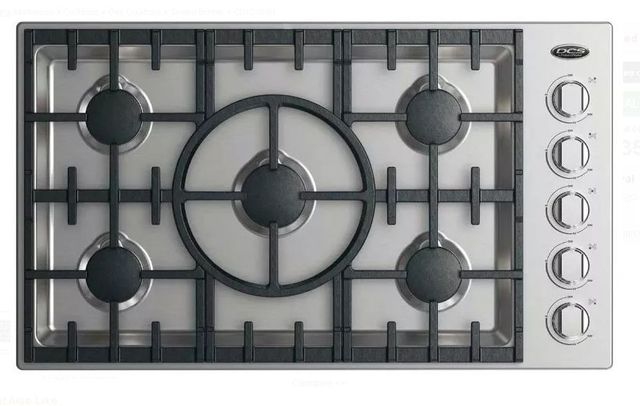 36" Gas Cooktop with 5 Dual Flow Burners-0