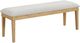 New Classic® Home Furnishings Essence Natural/White Dining Bench-0