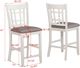 Crown Mark Hartwell Chalk/Gray Counter Chair-2