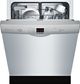 Bosch® 100 Series 24" Stainless Steel Built In Dishwasher-2