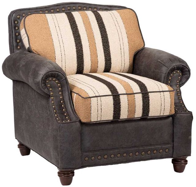 Marshfield Furniture Cornell Black/Brown Accent Chair-0
