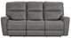 Bassett® Furniture Club Level Kenneth Gunmetal Power Reclining Sofa-1