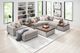 Drew & Jonathan Home ModularThree 7pc Grey Modular Sectional-0