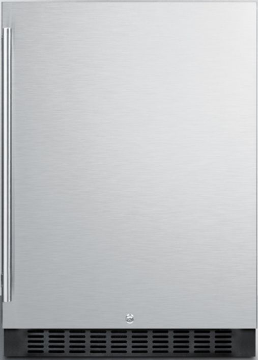 Summit® 4.6 Cu. Ft. Stainless Steel Under the Counter Refrigerator-0