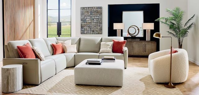 Bassett® Furniture Kelly 38" Square Ottoman-3