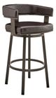 Armen Living Lorin Chocolate 30" Swivel Bar Stool-0