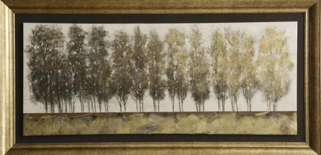 Stylecraft Gilt Foliage Bronze/Brown Traditional Wall Art-0