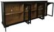 Jofran Inc. Archdale Black 6-Door Gothic Arch Accent Cabinet-3