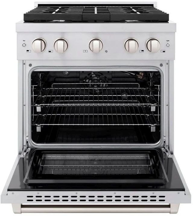 ZLINE Paramount 30" Stainless Steel Pro Style Dual Fuel Range-1