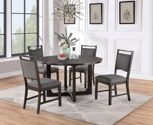 Urban Styles Furniture Jamestown 5-Piece Espresso Dining Set-1