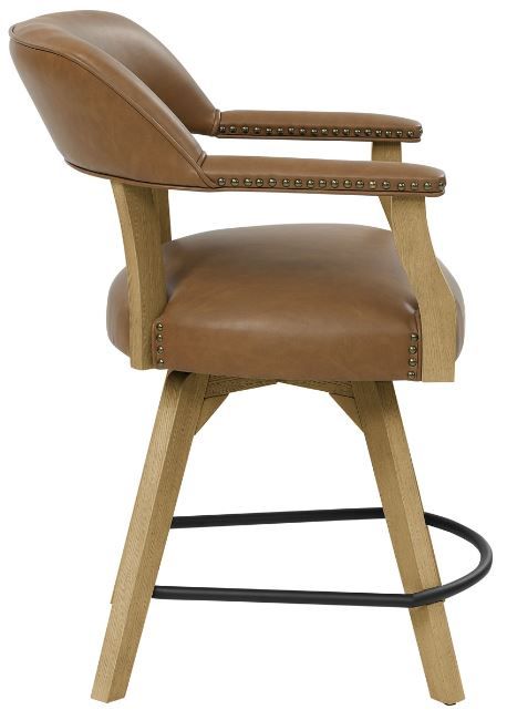Steve Silver Co. Rylie Camel/Natural Counter Captains Chair-3