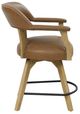 Steve Silver Co. Rylie Camel/Natural Counter Captains Chair-3