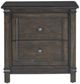 American Woodcrafters Farmwood Whiskey Barrell 2-Drawer Nightstand-1