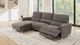 Furniture of America® Brande Brown Power Sectional with Left Chaise-1