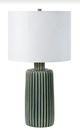 Renwil® Roza Glazed Crackle Olive Table Lamp -0