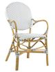 A & B Home Bistro Light Brown Arm Chair -0