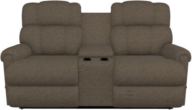 La-Z-Boy® Pinnacle Java Manual Wall Reclining Loveseat with Console-1