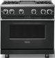 Viking® 7 Series 36" Antique Bronze Pro Style Liquid Propane Gas Range with Griddle-2