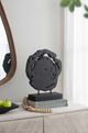 A & B Home Neutral Black Teak Wood Decorative Sculpture with Stand-4
