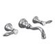 Moen® Weymouth Chrome Two-Handle High Arc Wall Mount Bathroom Faucet-1