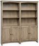 Archbold Furniture Customizable Alder 48" x 84" Bookcase with Doors-0