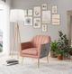 Emerald Home Ophelia Blue/Rose Accent Chair-1