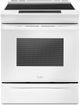 Whirlpool® 30" White Slide In Electric Range-0