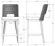 Amisco Customizable Chase Counter Stool-3