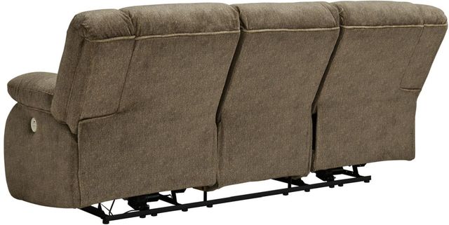 Signature Design by Ashley® Burkner Mocha Power Reclining Sofa-2