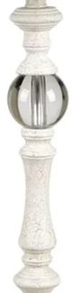 Crestview Collection Darra 2-Piece White Buffet Lamp Set-2