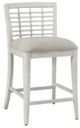 American WoodCrafters Beach Comber 5-Piece Brown/Weathered White Counter Dining Set -3
