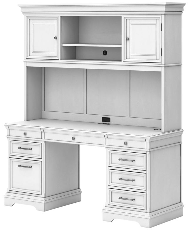 Signature Design by Ashley® Kanwyn 4-Piece Whitewash Credenza-3