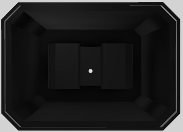 Vent-A-Hood® Designer Series 42" Black Island Range Hood-1