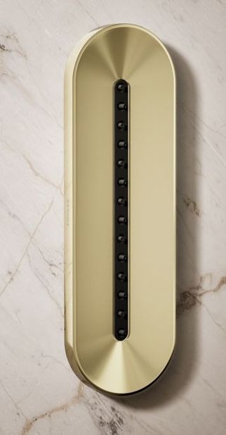 KOHLER® Statement® Vibrant French Gold 1.75 GPM Oblong Vichy Single-Function Body Spray-1