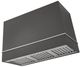 AGA Loge 48" Slate Wall Mounted Range Hood with Brushed Brass Trim-0