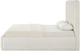 TOV Furniture Parker Cream Chenille King Panel Bed-3