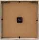 YHD Distressed White Square Wooden Wall Clock-3